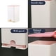 thumbnail image 4 of Organizador de toallas sanitarias de pared para baño, organizador de toallas sanitarias de gran capacidad, caja de hisopos multifuncional, caja de pañuelos, organizador multifuncional de pared, 4 of 6