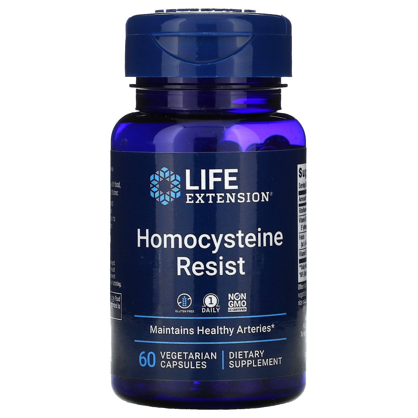 Life Extension Homocysteine Resist Healthy Artery