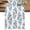 Blue White, variant on Green Botanical Table Runner, Pastoral Elegant Spring Floral Rustic Washable Cotton Linen Table Runners 36 Inches Long, Dresser Scarf Runner for Nightstand/End Tables/Round Tables 13''x36''