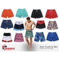 thumbnail image 2 of Fashionable Summer Swim Trunks for Men, Quick Dry Swim Shorts for Men, Swimwear, Bathing Suits, Swim Shorts with Various Colors & Designs, Quick Dry Nylon Shorts – Green (Printed), Medium, 2 of 3