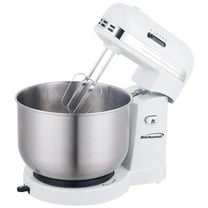 Brentwood SM-1162W 5-Speed Stand Mixer with 3.5 Qt Stainless Steel Mixing Bowl, White