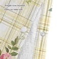 thumbnail image 4 of Kid Hooded Beach Towel Bath Poncho Towels Soft Absorbent Quick Dry for Boy Girl Flowers and Butterflies on Plaid S, 4 of 7