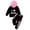 Black, variant on eczipvz Infant Baby Girl Clothes Long Sleeve Hoodie Sweatshirt Pants Toddler Fall Winter Outfits SetSize 6-9 Months