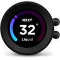 thumbnail image 5 of NZXT Kraken Elite 280mm - RL-KN28E-B1 – AIO CPU Liquid Cooler - Customizable LCD Display - 2 x F140P Static Pressure Fan Radiator Fans LGA 1700 / AM5 Compatible, 5 of 10