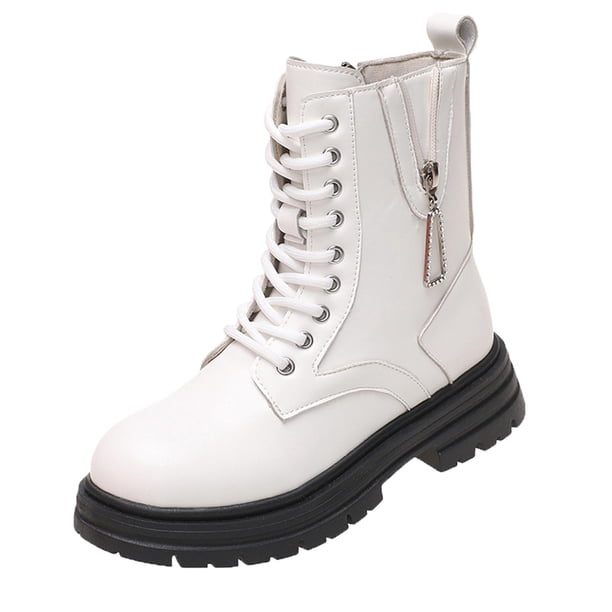 Coppel Blanco Botines De Mujer Para Trabajar Botas Blanco De HUGO