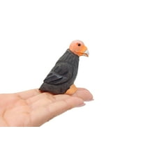 Condor Figurine Statue Vulture California Bird Miniature Wood Art Small Animal Sculpture
