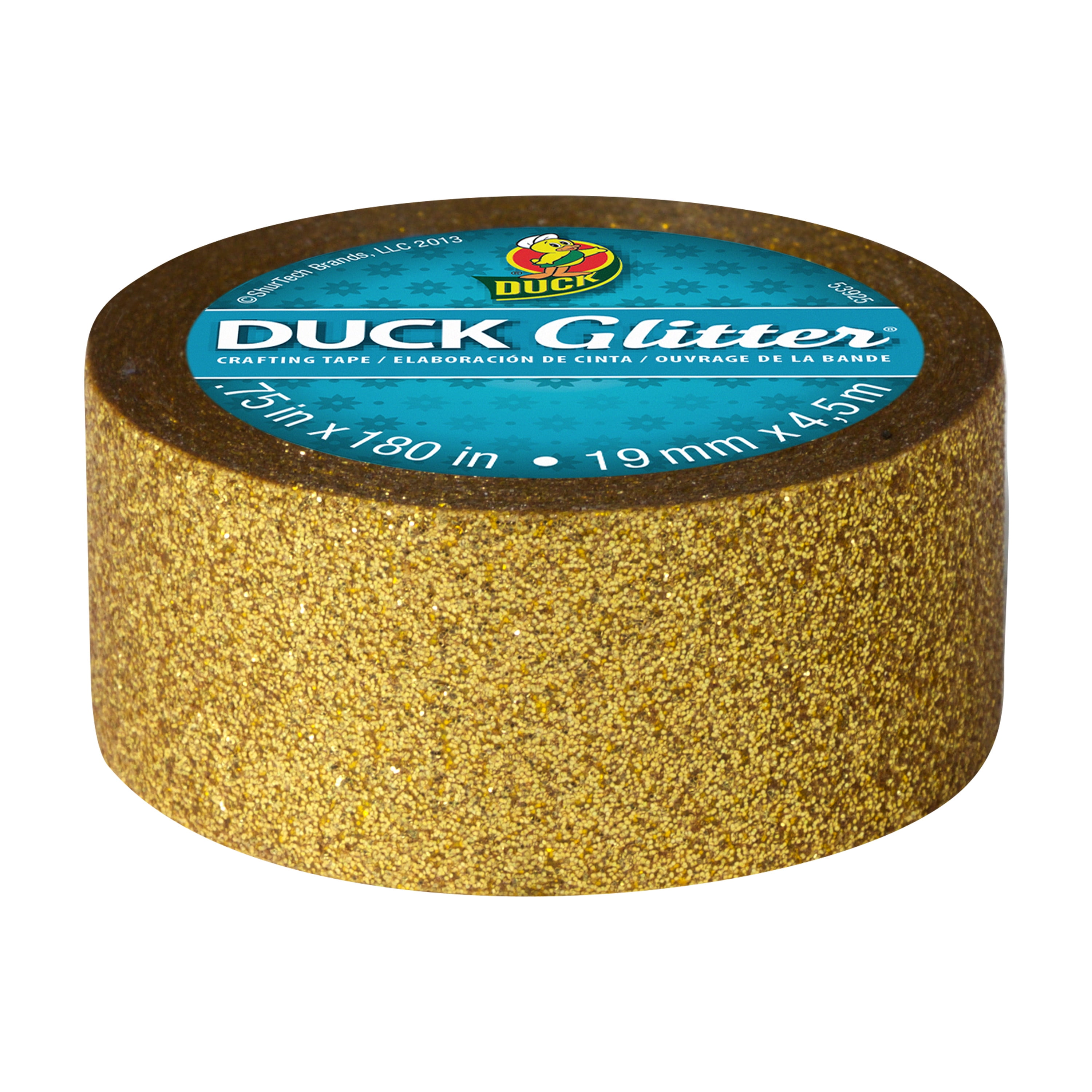  Duck Brand 285443 Glitter Crafting Tape, 1.88-Inch x 5-Yard,  Gold, Single Roll : Arts, Crafts & Sewing