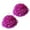 Rose Red, variant on Pebbuoy 2Pcs Metallic Cheerleader Pompoms with Non-Slip Handle Hand Flowers Pom Poms Sports Events Dancing Atmosphere props