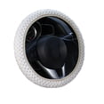 thumbnail image 1 of Riwesomey Auto decoración invierno cálido Universal Car-styling cálido felpa cubre coche volante cubierta perla terciopelo Automoción decorativa y accesorios Arroz blanco, 1 of 4