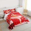thumbnail image 3 of Manfei Merry Christmas Full Size Comforter Sets for Girls, Nutcracker Ballet Girl Bedding Comforter Set, Xmas Tree Gifts Bedding Sets, Lightweight Room Decor, Reversible 3-Piece, 3 of 8
