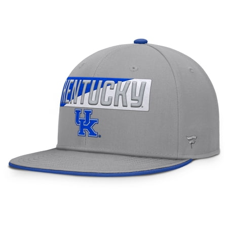 Men s Fanatics Gray Kentucky Wildcats Duo Snapback Hat