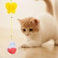 thumbnail image 6 of Cat Wand Toys, Suction Cup Dual-Wand Base Interactive Kitten Toy with 7pcs Feathers Plush Balls Worm Cat Teaser Toys Attachments for Indoor Cats Play Chase Exercise, 6 of 7