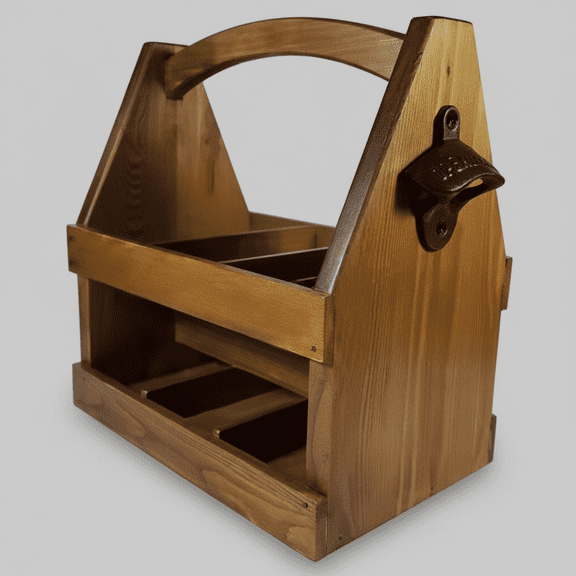 Beer Carrying Box with Bottle Opener