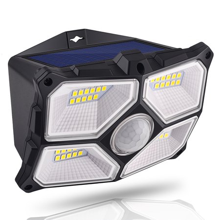 

MyBeauty SLW0740 40 LEDs Outdoor Square Solar Power Wall Lamp Garden Motion Sensor Light