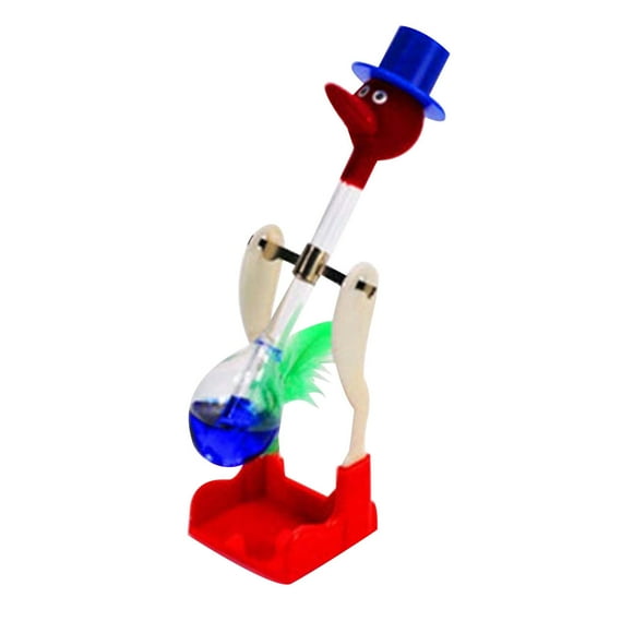 Clearance Drinking Bird Perpetual Motion, Educational Toy, Lucky Bird Drinking, Magic Bird Drinking, Funny Bird Drink Water Desk Toy, Prehistorically Awesome Science Gadget, Blue
