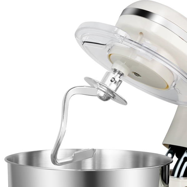 Stand Mixer Clearance, Black 6.2qt Tilt-Head Electric Stand Mixer, 660W 6-Speed Kitchen Food Dough Mixer with Stainless Steel Bowl/Dough Hook/Beater/