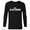 Black, variant on Marvel Black Widow Movie Logo - Long Sleeve T-Shirt for Men - Customized-Black