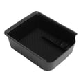 thumbnail image 4 of Caja para reposabrazos de coche, organizador de almacenamiento de espacio grande, carcasa dividida, accesorio de repuesto, color negro, 4 of 9