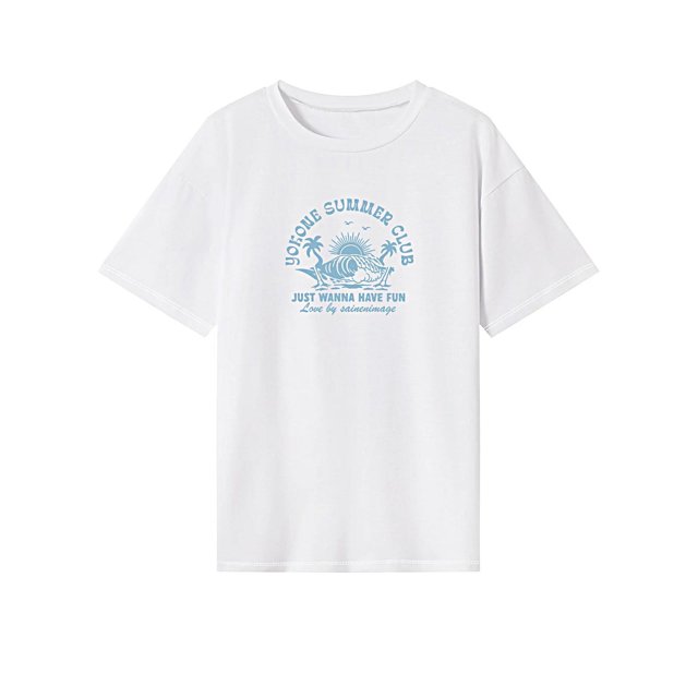 Camiseta para mujer Ropa deportiva de verano Ropa deportiva Camiseta con cuello redondo para viajes de oficina Trabajo S