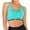 Green, variant on YouLoveIt Women's Zipfront Padded Sports Bra Racerback High Impact Seamless Sport Bra Padded Stretch Fitness Tops Zipper Yoga Bras Workout Fitness Yoga Bras