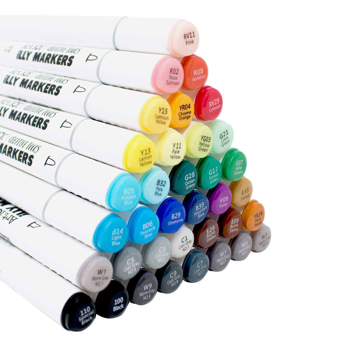 Art 101 36count Illy Markers in Fabric Organizer