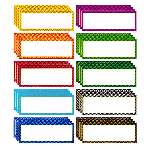 Office Supplies 40 Pieces Magnetic Dry Erase Labels Name Plate Tags 