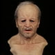thumbnail image 1 of Halloween The Elder Old Man Full Head Latex Mask Overhead Headgear, 1 of 5