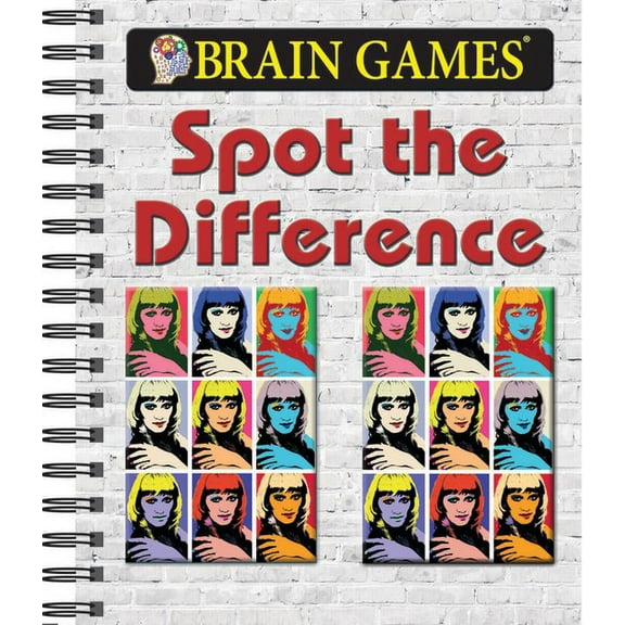 Brain Games - Picture Puzzles Brain Games - Spot the Difference, (Spiral-Bound)
