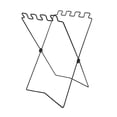 thumbnail image 1 of Yuarrent Bolsa de basura, estante plegable para Picnic, barbacoa, bolsa de basura, organizador, soporte de bolsillo para basura para el hogar, Estufas de camping Negro, 1 of 6