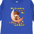 thumbnail image 4 of Inktastic My Grandma Loves Me to the Moon and Back Boys or Girls Long Sleeve Toddler T-Shirt, 4 of 5
