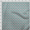 thumbnail image 3 of oneOone Georgette Viscose Fabric Diamond & Circle Block Print Sewing Fabric BTY 42 Inch Wide, 3 of 4