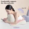 thumbnail image 4 of Hyknon Ergonomic Neck Support Pillow, Memory Foam Contoured Head Pillow for Comfortable Sleeping, Cervical Pillow for Neck Pain Relief, Bed and Travel Use, 4 of 6