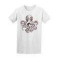 thumbnail image 1 of Octopus Drawing T-Shirt Men -Image by Shutterstock, Male 3X-Large, 1 of 2