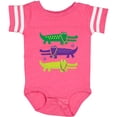 thumbnail image 3 of Inktastic Mardi Gras Holiday Alligators Boys or Girls Baby Bodysuit, 3 of 5
