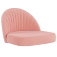 thumbnail image 2 of Taburete giratorio para oficina, tocador ajustable en altura con respaldo, dormitorio, hogar, 2 of 3