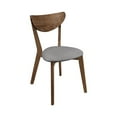 thumbnail image 5 of Pemberly Row 6-piece Wood Dining Room Set Natural Walnut and Gray, 5 of 6