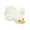 White, variant on Funix Cute Explosive Hair White & Yellow Ducks Dolls, Soothing Pillow & Plush Toy, Big Goose Doll, Soft Toy for Sleep & Relaxation Gift
