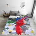 thumbnail image 2 of Lsque Pikmin Pattern Fuzzy Fleece Throw Blanket Extra Large,Super Soft,Fluffy and Warm Blankets for Couch,Bed,All Season Use (40"x30"), 2 of 7