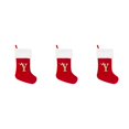 thumbnail image 1 of Billuyoard Medias rústicas de Navidad de felpa supersuave roja: tejido de alta para un aspecto moderno y exquisito Y rojo grande Type1 NO1, 1 of 6