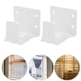 thumbnail image 2 of Durable White Iron Brackets for Window Blinds with Center Support 2 Pieces, 2 of 8