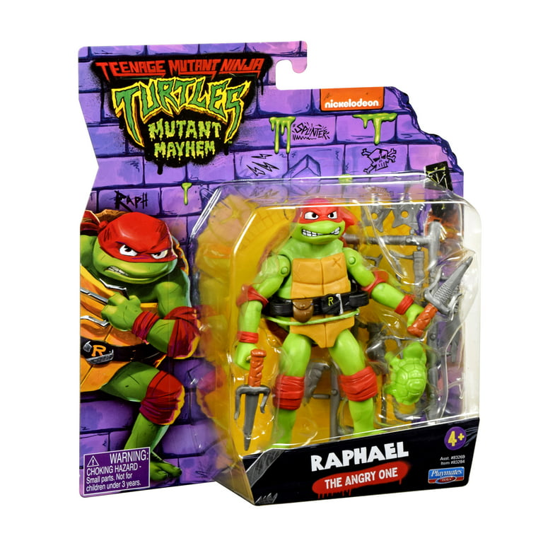 Teenage Mutant Ninja Turtles: Mutant Mayhem 4.65” Raphael Basic Action  Figure by Playmates Toys