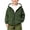 Army Green*, variant on CYRBOKO Boys Fleece Lined Jackets with Pockets Size 6-7 T, Fall Winter Warm Full Zip Long Sleeve Hooded Outerwear Boys Coats Beige