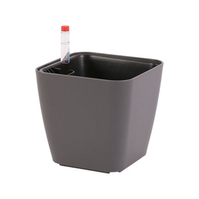 Naiovety Maceta innovadora para macetas resistentes a la intemperie en espacios interiores y exteriores Jardín y Patio gris 14*13*10.5