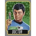 thumbnail image 2 of Boy's Star Trek: The Original Series St. Patrick's Day Lucky Doctor McCoy Performance Graphic Tee Charcoal Heather Small, 2 of 4