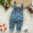 thumbnail image 2 of KIDSCOOL SPACE Baby 3D Bunny Cartoon Soft Cotton Knitted Jeans Overalls,12-18 Months, 2 of 6