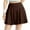 Coffee, variant on MIUOWANP Women's Summer Solid Color Sports Running Fitness Comfortable Prevention Short Skirt Light Blue M