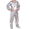 thumbnail image 3 of Men Women Fitness Loss Weight Long Sleeve Sweat Sauna Suit Exercise Top Pants, 3 of 6