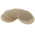 thumbnail image 2 of Shangren 2x10Pieces Rustic Burlap Hessian Jute Round Pieces Sewing Craft DIY brown 2 Pcs, 2 of 7