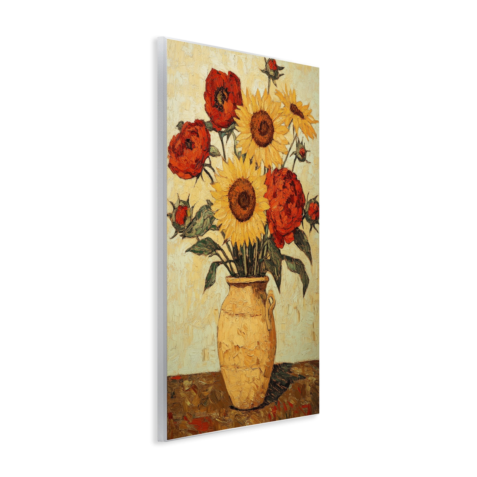 Rustic Flower Display Wall Plaque Art, design by Petal Prints Design