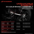 thumbnail image 2 of A-Premium CV Axle Shaft Assembly Compatible with Chevrolet Malibu 2008-2012 Pontiac G6 Saturn Aura 2007-2009 Front Left Driver Side, 2 of 10